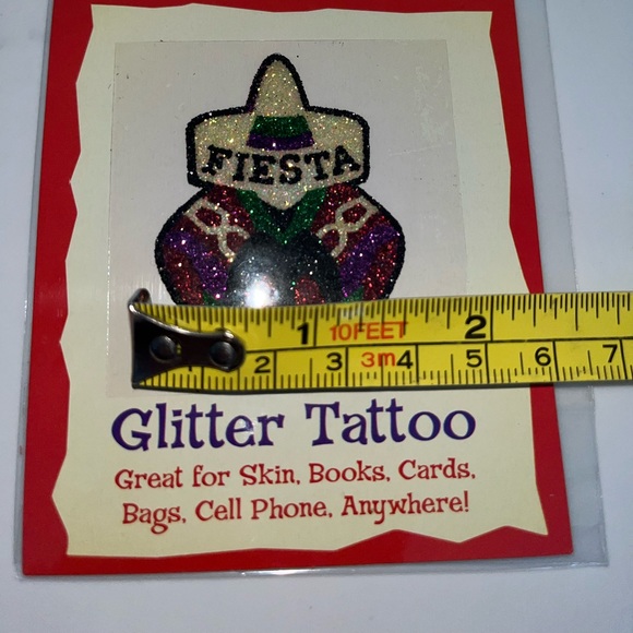 NWOT 7 glitter tattoos for your skin, books, phone, bags, cards, anywhere! - Picture 7 of 10